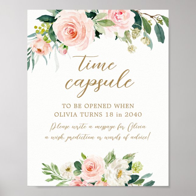Affiche Symbole floral Onederday Birthday Time Capsule (Devant)