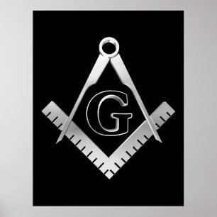 Affiche Symbole franc-maçonnerie