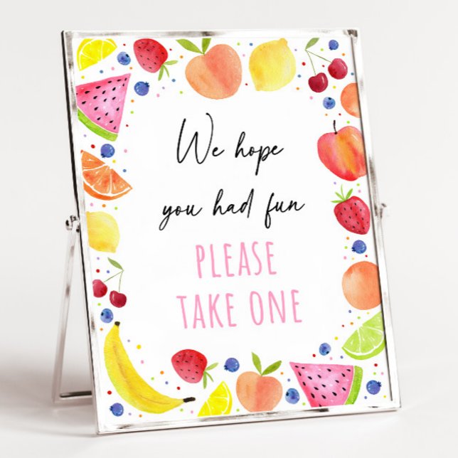 Affiche Symbole Frutti Fête d'anniversaire à deux tti Favo (Créateur téléchargé)