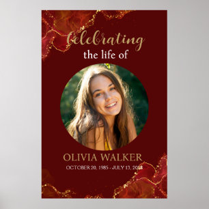 Affiche Symbole funéraire de la Bourgogne et de l'or