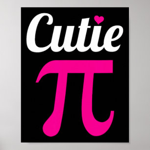 Affiche Symbole Funny Pi Chemise Cutie Pi National Pi Day 