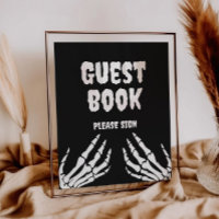 Symbole gothique du Baby shower d'Halloween