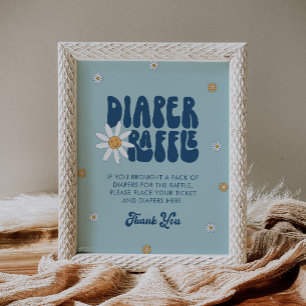 Affiche SYMBOLE HIPPIE DAZE Super Déchet de plongée Raffle