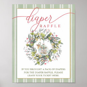 Affiche SYMBOLE JOYEUX PEINTRE Baby shower Raffin