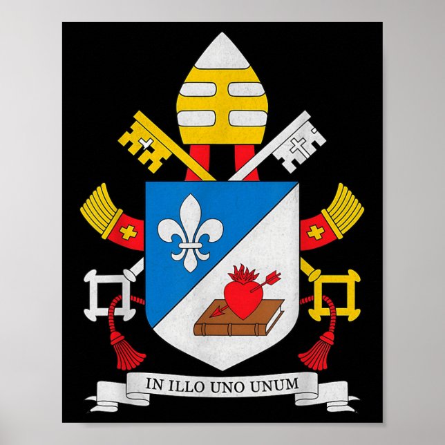 Affiche Symbole Léon Xiv Leone Xiv (Devant)