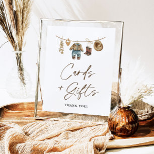 Affiche Symbole Little Cowboy, Wild West Rodeo Livres et c