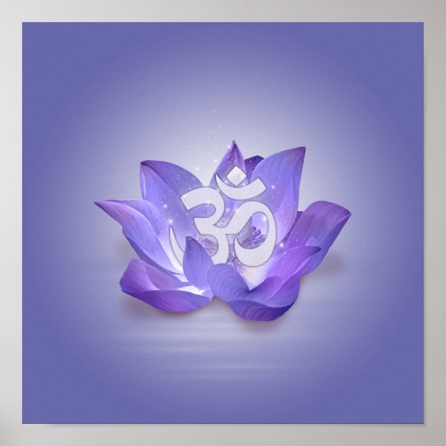 Affiche Symbole Lotus et OM (Devant)
