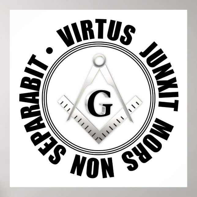 Affiche symbole maçonnique (Devant)