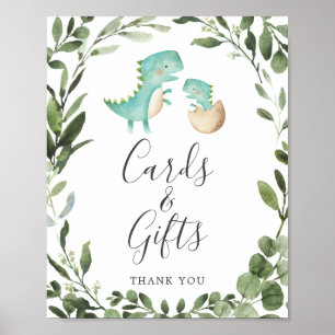 Affiche Symbole Maman Baby Dinosaur Baby showers Cartes et