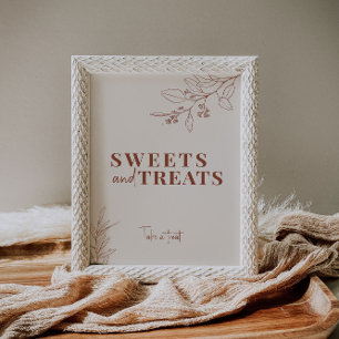 Affiche Symbole Mariage Boho Sweets and Traits