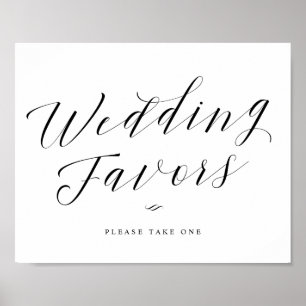 Affiche Symbole Mariage de calligraphie élégant