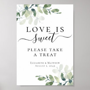 Affiche SYMBOLE Mariage D'Éucalyptus Sucré
