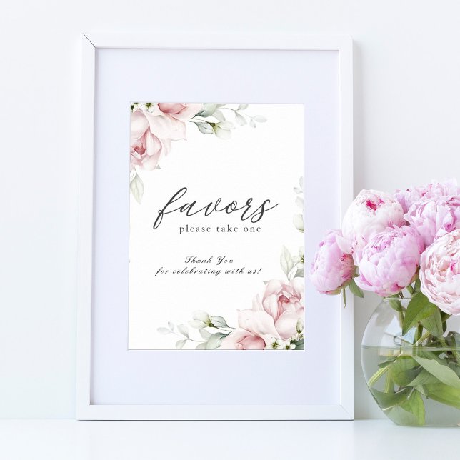 Affiche Symbole Mariage Fleur | Signe Rose romantique (Créateur téléchargé)