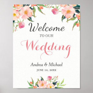 Affiche SYMBOLE Mariage Floral Botanique Moderne