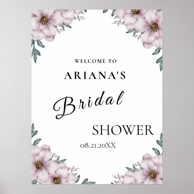 Affiche SYMBOLE Mariage Floral Eucalyptus (Devant)