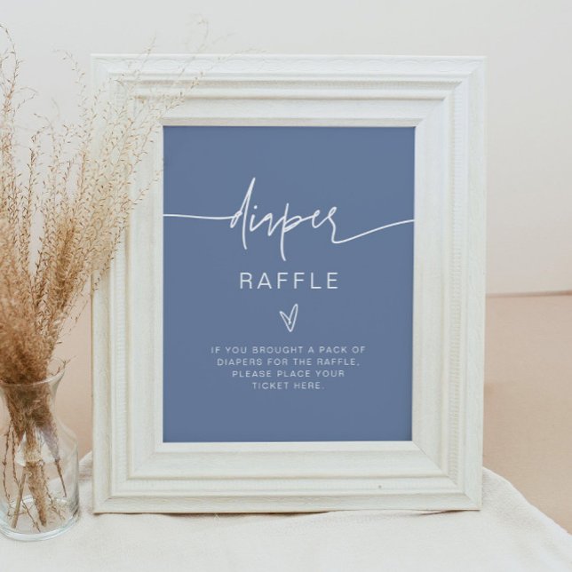 Affiche SYMBOLE MARLO Bohême Dusty Blue Diaper Jeu (Créateur téléchargé)