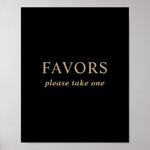 Affiche Symbole minimal moderne Noir Noir Noir Faveurs Mar