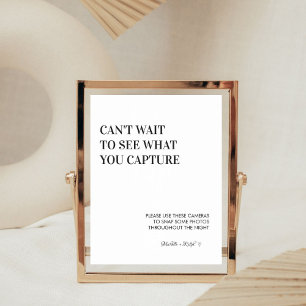 Affiche SYMBOLE MINIME Mariage moderne DISPONIBLE