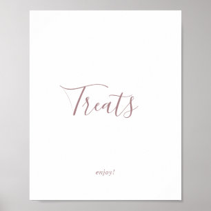 Affiche SYMBOLE MINITAIRE Rose Gold Traitements