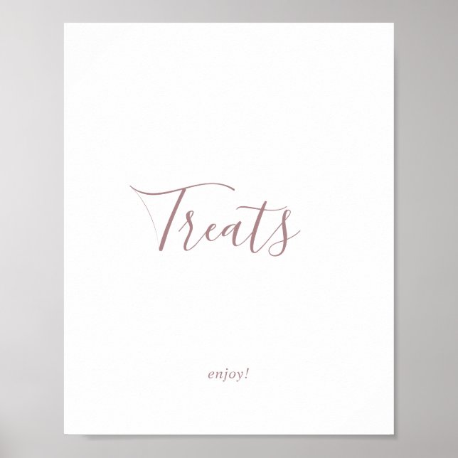 Affiche SYMBOLE MINITAIRE Rose Gold Traitements (Devant)
