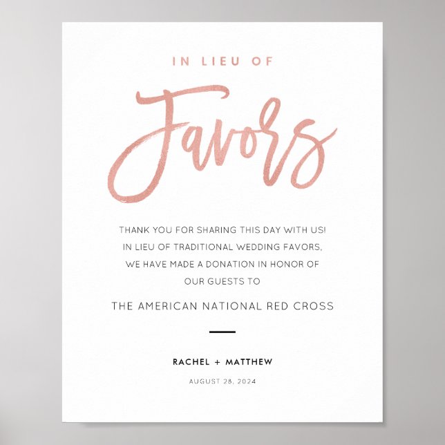 Affiche Symbole moderne Fairytale Rose Or En Lieu Et Place (Devant)