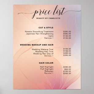 Affiche Symbole moderne, pricelist