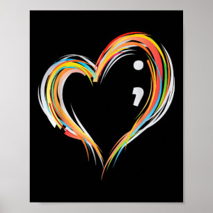 Affiche Symbole Mois de sensibilisation au suicide en sant