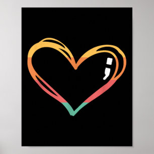 Affiche Symbole Mois de sensibilisation au suicide en sant