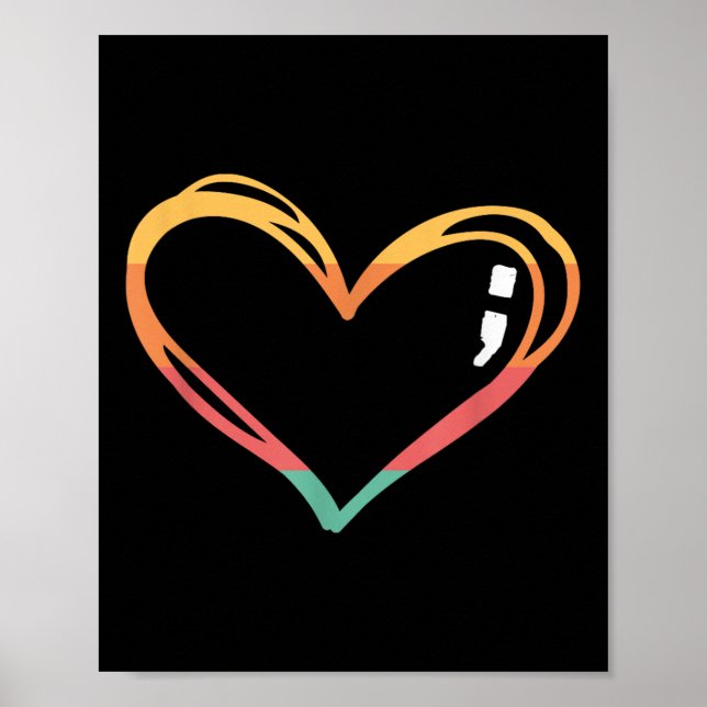 Affiche Symbole Mois de sensibilisation au suicide en sant (Devant)