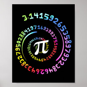 Affiche Symbole national Pi Day Chemise Math Enseignant T 