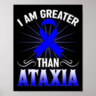 Affiche Symbole neurologique Ataxia Sensibilisation Hémiat