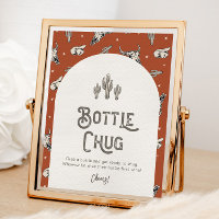 Symbole numérique 8x10 Western Shower Bottle Chug
