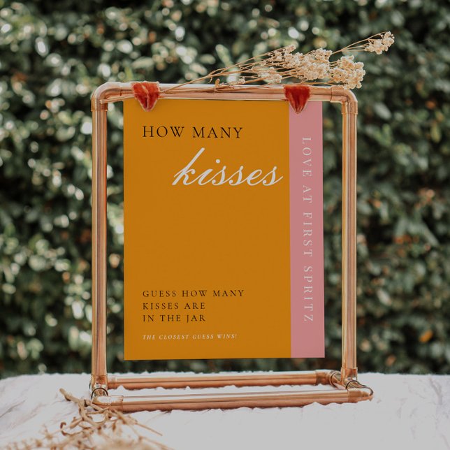 Affiche Symbole nuptial de baisers de First Spritz (Créateur téléchargé)