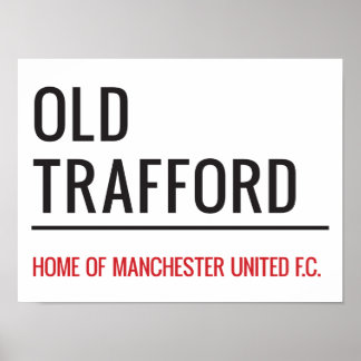 Affiche Symbole Old Trafford