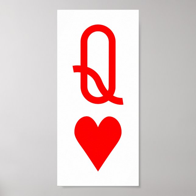 Affiche Symbole original de la Saint-Valentin Reine des co (Devant)