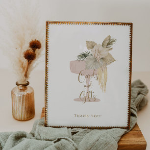 Affiche Symbole Palms and Prosecco des cartes de douches e