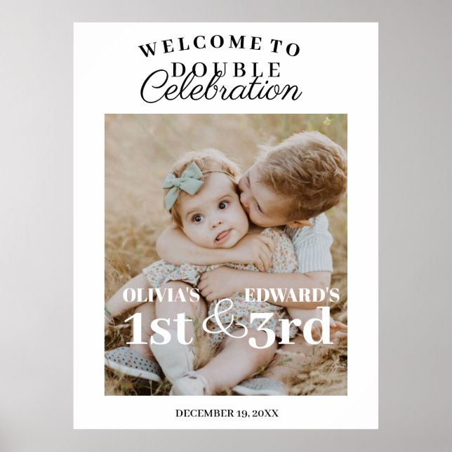 Affiche Symbole photo d'anniversaire de la Double fête de  (Devant)