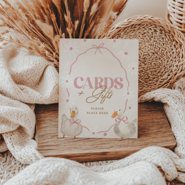 Affiche Symbole Pink Bow Silly Goose Coquette Cartes & Cad (Créateur téléchargé)