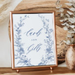 Affiche Symbole quelque chose de bleu Fête des mariées car<br><div class="desc">Symbole quelque chose de bleu Fête des mariées cartes et cadeaux</div>