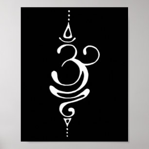 Affiche Symbole Sanskrit Ancien Pour Respirer Inspiration 