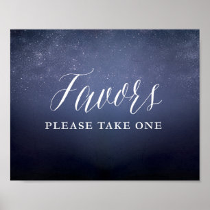 Affiche Symbole Starry Night Sky Celestial Star Faveurs
