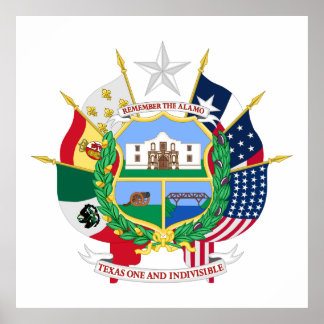 Affiche Symbole Texas