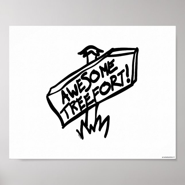 Affiche Symbole Treefort (Devant)