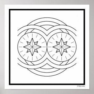 Affiche Symbole universel