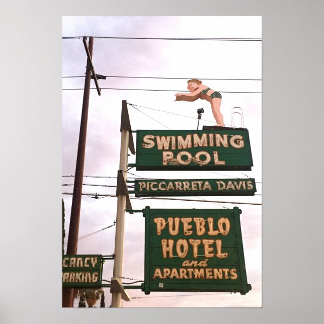 Affiche SYMBOLE vintage Tucson Arizona (Devant)