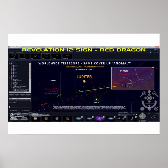 Affiche Symbole Virgo - 666 Star Field 4 (Devant)