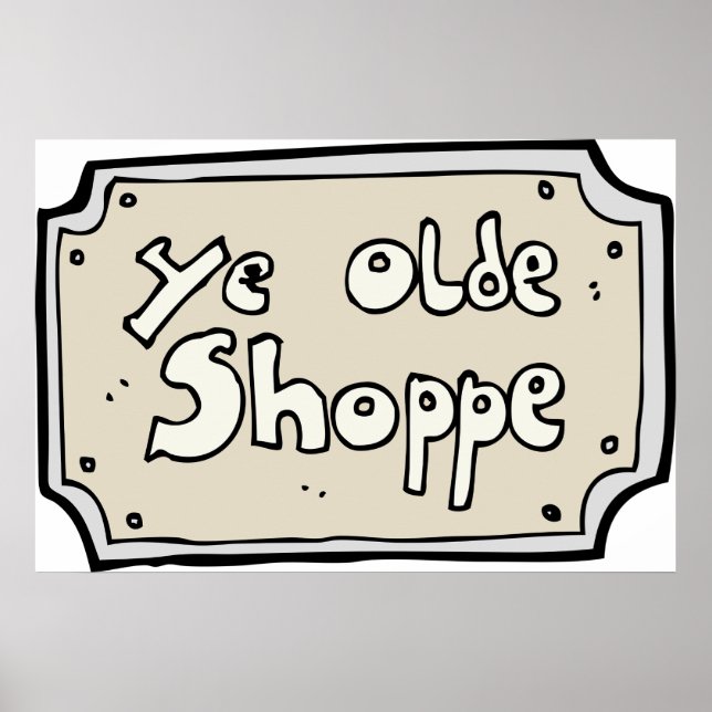 Affiche SYMBOLE YE Old Shoppe (Devant)