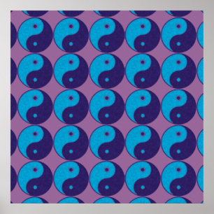 Affiche symbole yin yang