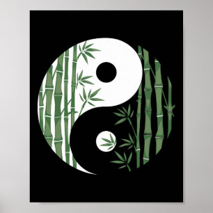 Affiche Symbole Yin Yang Mboo Harmonie Zen Art Yoga Pour F