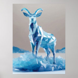 Affiche SYMBOLE Zodiaque Capricorne